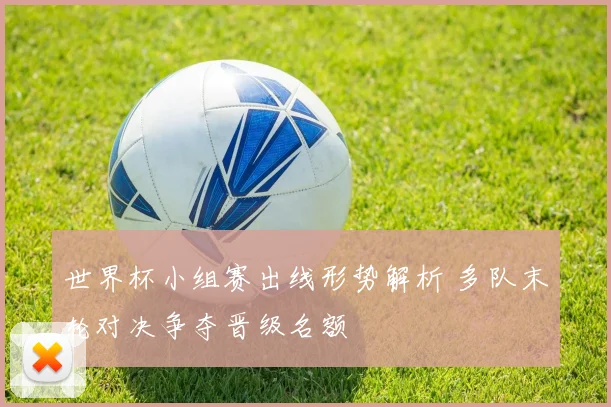 世界杯小组赛出线形势解析 多队末轮对决争夺晋级名额