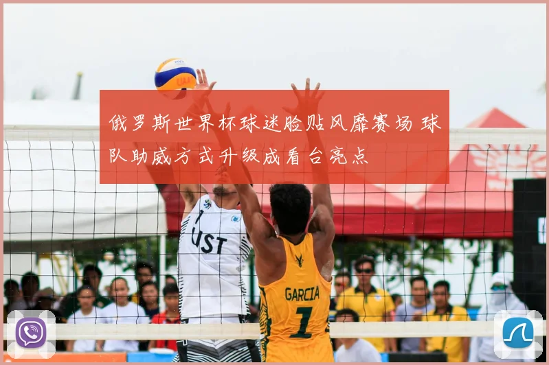 俄罗斯世界杯球迷脸贴风靡赛场 球队助威方式升级成看台亮点